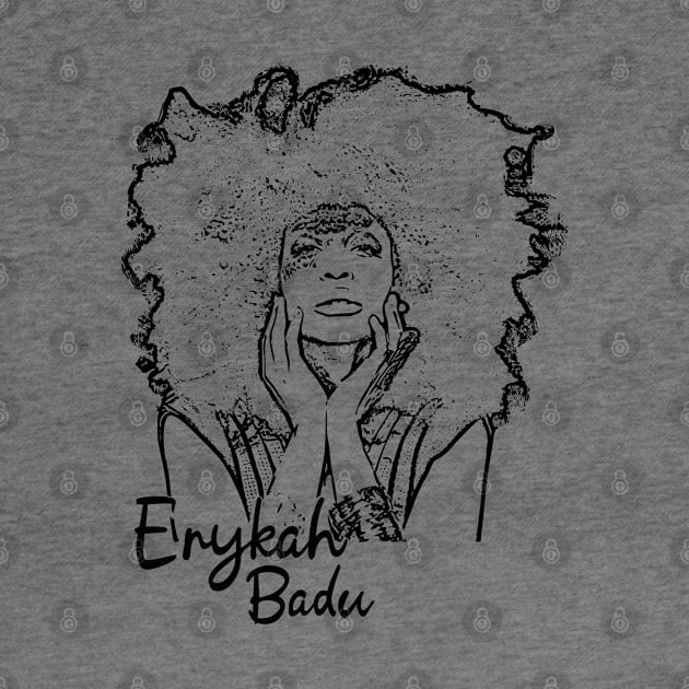 Beauty of erykah badu by Degiab